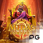 Midas Fortune golden slot at the arioplay club lobby